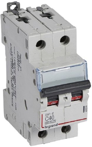 Выключатель автоматический Legrand DX3-E 6000 2п 40А C 10кА картинка